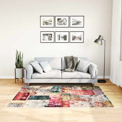 Vidaxl - Tappeto Lavabile Patchwork Multicolore 120x170 cm Antiscivolo 27973