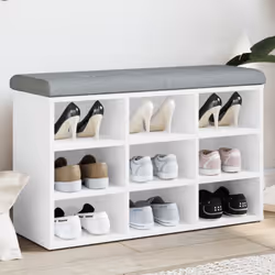 Tenete le vostre scarpe sempre in ordine e a portata di mano grazie a questa scarpiera! Materiale robusto: Il legno multistra ...