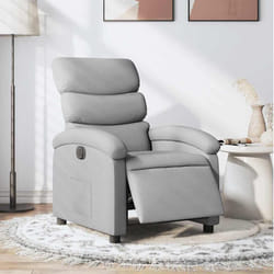 Poltrona Elettrica Reclinabile Grigio Chiaro in Tessutocod mxl 115844