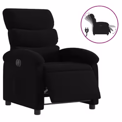 Poltrona Elettrica Reclinabile Nera in Tessutocod mxl 108877 - Vista aggiuntiva 2