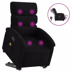 VidaXL 3204016, Tessuto, Nero, Schiuma, 110 kg, 700 mm, 920 mm