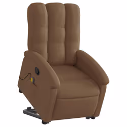 VidaXL 3204108 sedia massaggiante elettrica Marrone Tessuto - Vista aggiuntiva 3
