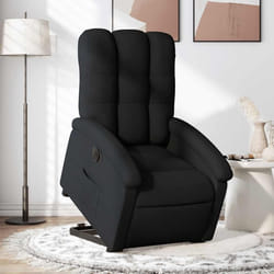 Poltrona Alzapersona Reclinabile Elettrica Nera in Tessutocod mxl 85278