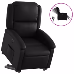 VidaXL 3204247, Ecopelle, Nero, Schiuma, 110 kg, 710 mm, 865 mm