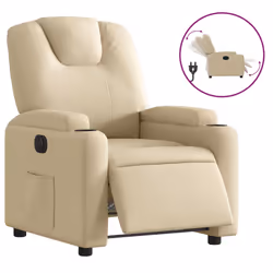 VidaXL 3204353, Tessuto, Crema, Schiuma, 110 kg, 740 mm, 880 mm