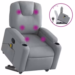 VidaXL 3204380, Tessuto, Grigio, Schiuma, 110 kg, 740 mm, 880 mm