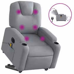 VidaXL 3204404, Tessuto, Grigio, Schiuma, 110 kg, 740 mm, 880 mm