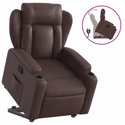VidaXL 3204546, Ecopelle, Marrone, Schiuma, 110 kg, 770 mm, 945 mm
