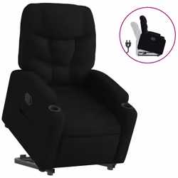 VidaXL 3204610, Tessuto, Nero, Schiuma, 110 kg, 740 mm, 890 mm