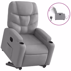 VidaXL 3204632, Tessuto, Grigio, Schiuma, 110 kg, 740 mm, 890 mm