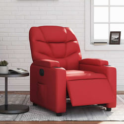 Poltrona Reclinabile Elettrica Rossa in Similpellecod mxl 109082