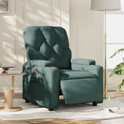 Vidaxl - Poltrona Elettrica Reclinabile Verde Scuro in Tessuto 119628