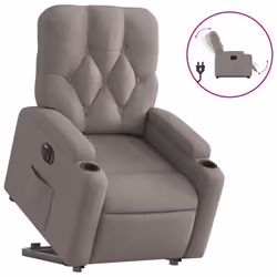 VidaXL 3204742, Tessuto, Grigio talpa, Schiuma, 110 kg, 740 mm, 865 mm