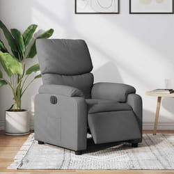 Poltrona Elettrica Reclinabile Grigio Scuro in Tessutocod mxl 109248