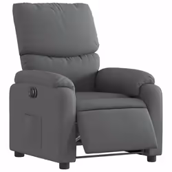 Poltrona Elettrica Reclinabile Grigio Scuro in Tessutocod mxl 109248 - Vista aggiuntiva 3