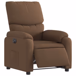 Poltrona Elettrica Reclinabile Marrone in Tessutocod mxl 133223 - Vista aggiuntiva 3