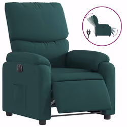 Poltrona Elettrica Reclinabile Verde Scuro in Tessutocod mxl 133224 - Vista aggiuntiva 2