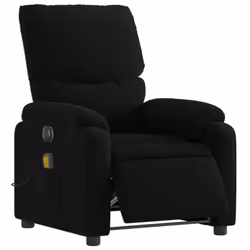 Poltrona Massaggiante Reclinabile Elettrica Nera in Tessutocod mxl 85283 - Vista aggiuntiva 3