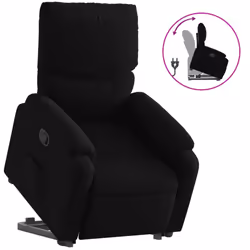 VidaXL 3204826, Tessuto, Nero, Schiuma, 110 kg, 750 mm, 990 mm