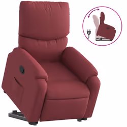VidaXL 3204827, Tessuto, Rosso, Schiuma, 110 kg, 750 mm, 990 mm