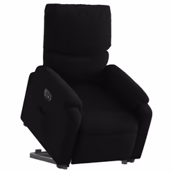 Poltrona Alzapersona Reclinabile Elettrica Nera in Tessutocod mxl 133231 - Vista aggiuntiva 3