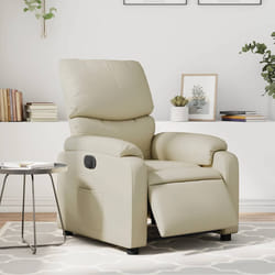Poltrona Reclinabile Elettrica Crema in Similpellecod mxl 133234