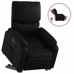 VidaXL 3204900, Ecopelle, Nero, Schiuma, 110 kg, 750 mm, 990 mm