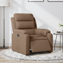 Vidaxl - Poltrona Elettrica Reclinabile Marrone in Tessuto 37969