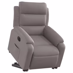 Poltrona Alzapersona Reclinabile Elettrica Tortora in Tessutocod mxl 85267 - Vista aggiuntiva 3