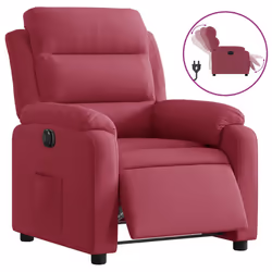 VidaXL 3205075, Velluto, Rosso, Schiuma, 110 kg, 750 mm, 925 mm