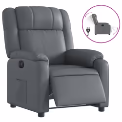 VidaXL 3205139, Ecopelle, Grigio, Schiuma, 110 kg, 770 mm, 950 mm
