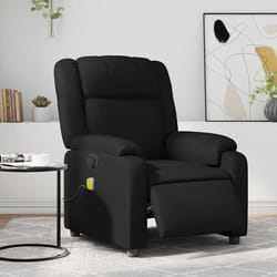 Poltrona Massaggiante Reclinabile Elettrica Nera in Similpellecod mxl 84907