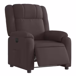 Poltrona Elettrica Reclinabile Marrone Scuro in Tessutocod mxl 85121 - Vista aggiuntiva 3