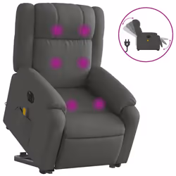 VidaXL 3205239, Tessuto, Grigio, Schiuma, 110 kg, 770 mm, 950 mm
