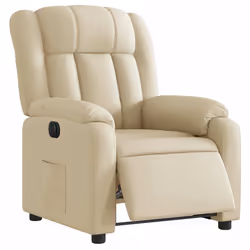 Poltrona Elettrica Reclinabile Crema in Tessutocod mxl 108915 - Vista aggiuntiva 3