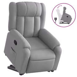 VidaXL 3205316, Tessuto, Grigio, Schiuma, 110 kg, 780 mm, 920 mm