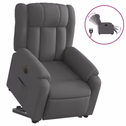 VidaXL 3205317, Tessuto, Grigio, Schiuma, 110 kg, 780 mm, 920 mm