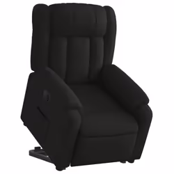 Poltrona Alzapersona Reclinabile Elettrica Nera in Tessutocod mxl 85381 - Vista aggiuntiva 3