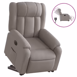 VidaXL 3205348, Tessuto, Grigio talpa, Schiuma, 110 kg, 780 mm, 920 mm
