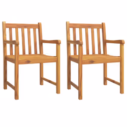 Set da Pranzo per Giardino 3 pz in Legno Massello di Acaciacod mxl 117838 - Vista aggiuntiva 3