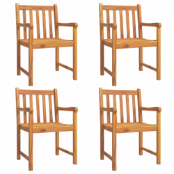 vidaXL Set da Pranzo per Giardino 5 pz in Legno Massello di Acacia - Vista aggiuntiva 3
