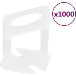 Vidaxl - Clip di Livellamento per Piastrelle 1000 pz 1,5 mm 623440