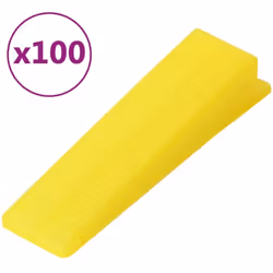 Questi cunei di livellamento per le piastrelle riutilizzabili rappresentano un valido ausilio per tenere le piastrelle saldam ...