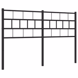 VidaXL 355691, Nero, Acciaio, 135 cm, 1420 mm, 90 cm, 30 mm