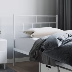 VidaXL 355746 testiera e pedana Bianco