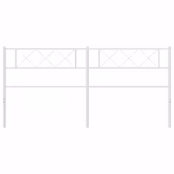 Testiera in Metallo Bianco 200 cmcod mxl 131005 - Vista aggiuntiva 3