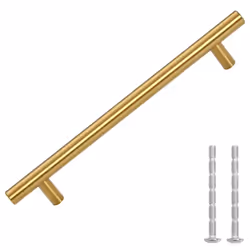 vidaXL Maniglie per Mobili 10pz Oro 160mm in Acciaio Inox - Vista aggiuntiva 3