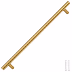 vidaXL Maniglie per Mobili 5pz Oro 320mm in Acciaio Inox - Vista aggiuntiva 3