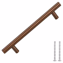 vidaXL Maniglie per Mobili 10pz Bronzo 128mm in Acciaio Inox - Vista aggiuntiva 3