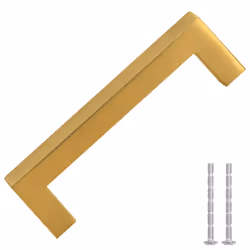 vidaXL Maniglie per Mobili 10pz Oro 96mm in Acciaio Inox - Vista aggiuntiva 3